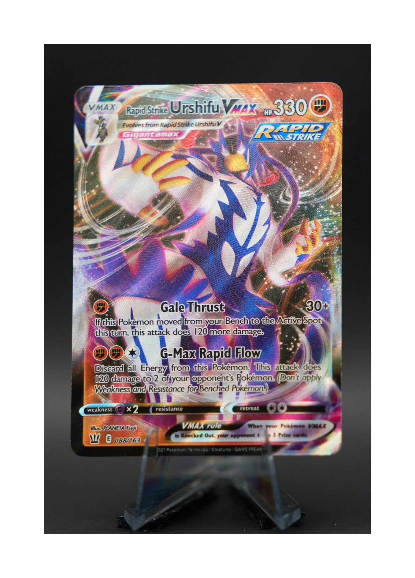Pokémon Battle Styles Rapid Strike Urshifu VMAX #88 Rare Holo VMAX