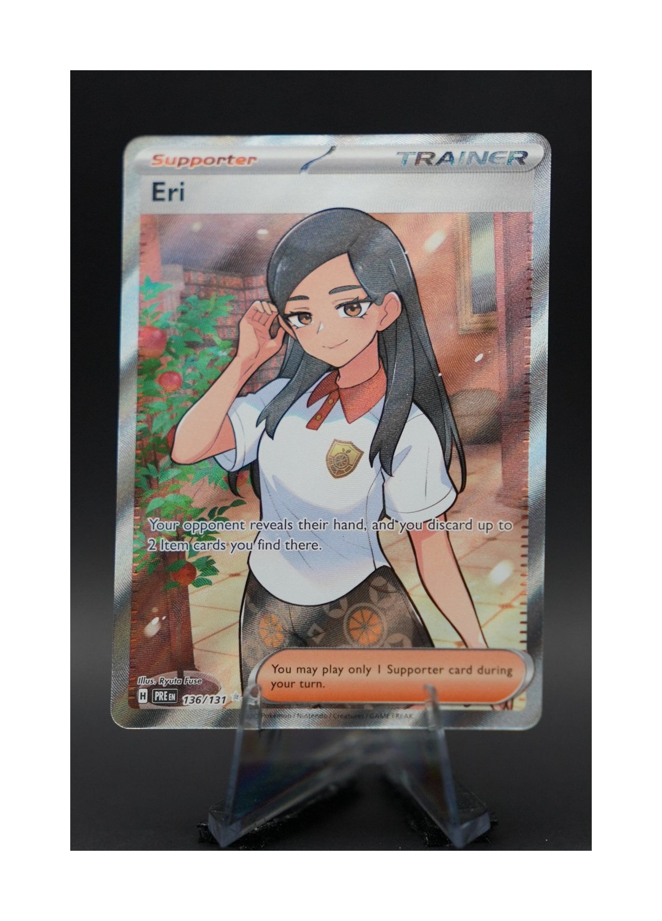 Pokémon Prismatic Evolutions Eri #136 Ultra Rare