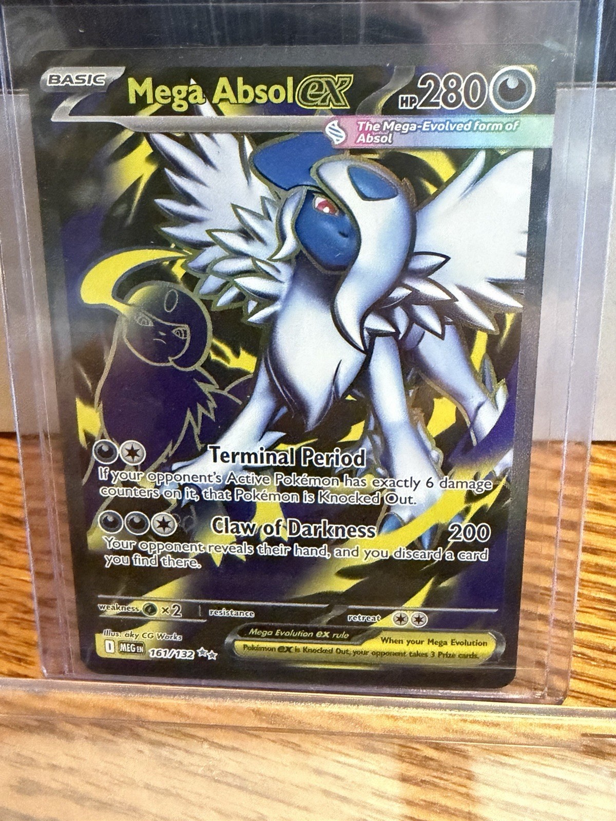Mega Absol EX 161/132 Evolutions Full Art Holo Ultra Rare Pokémon TCG English