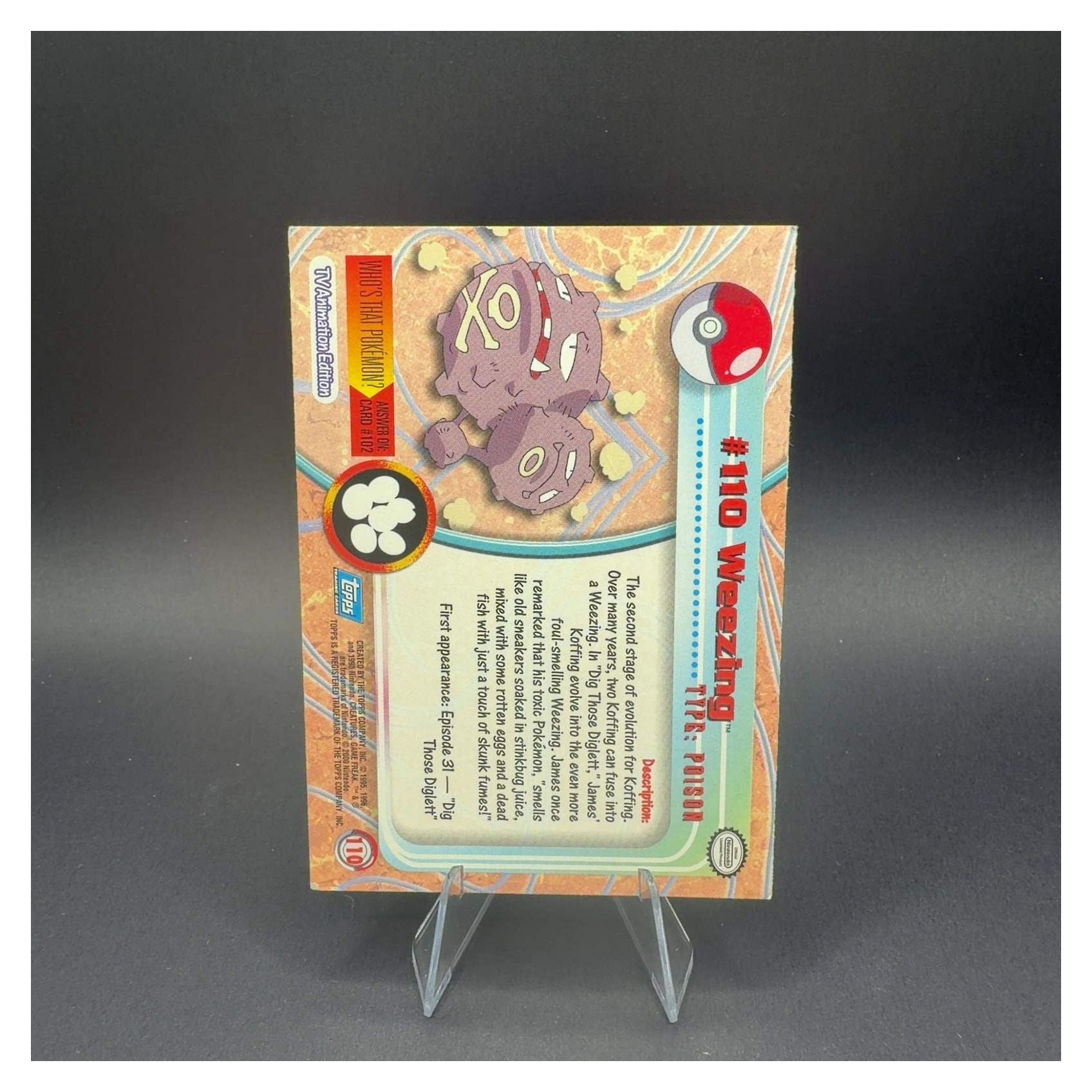 Pokémon 151 Weezing #110 Rare — additional photo