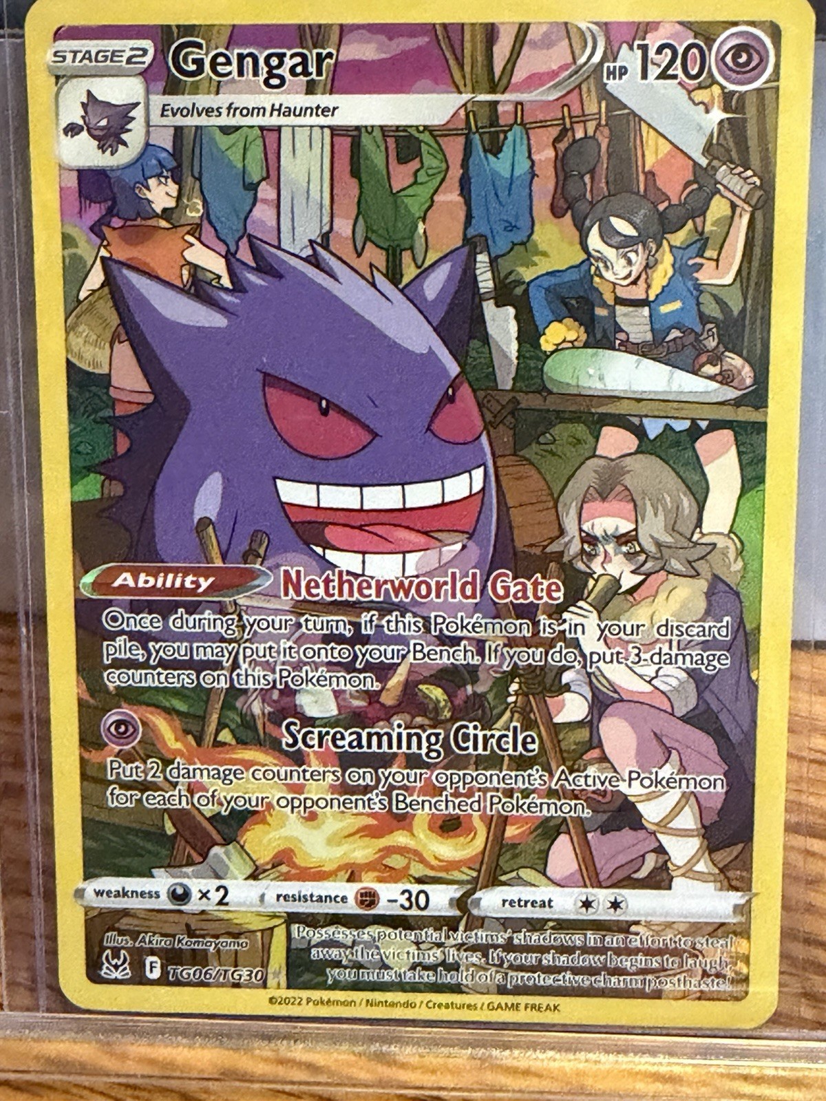 Pokemon TCG Gengar TG06/TG30 Lost Origin TG Holo Ultra Rare English 120 HP